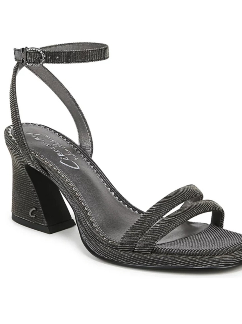 Circus NY by Sam Edelman Holly Glitz Heeled Sandals 6.5